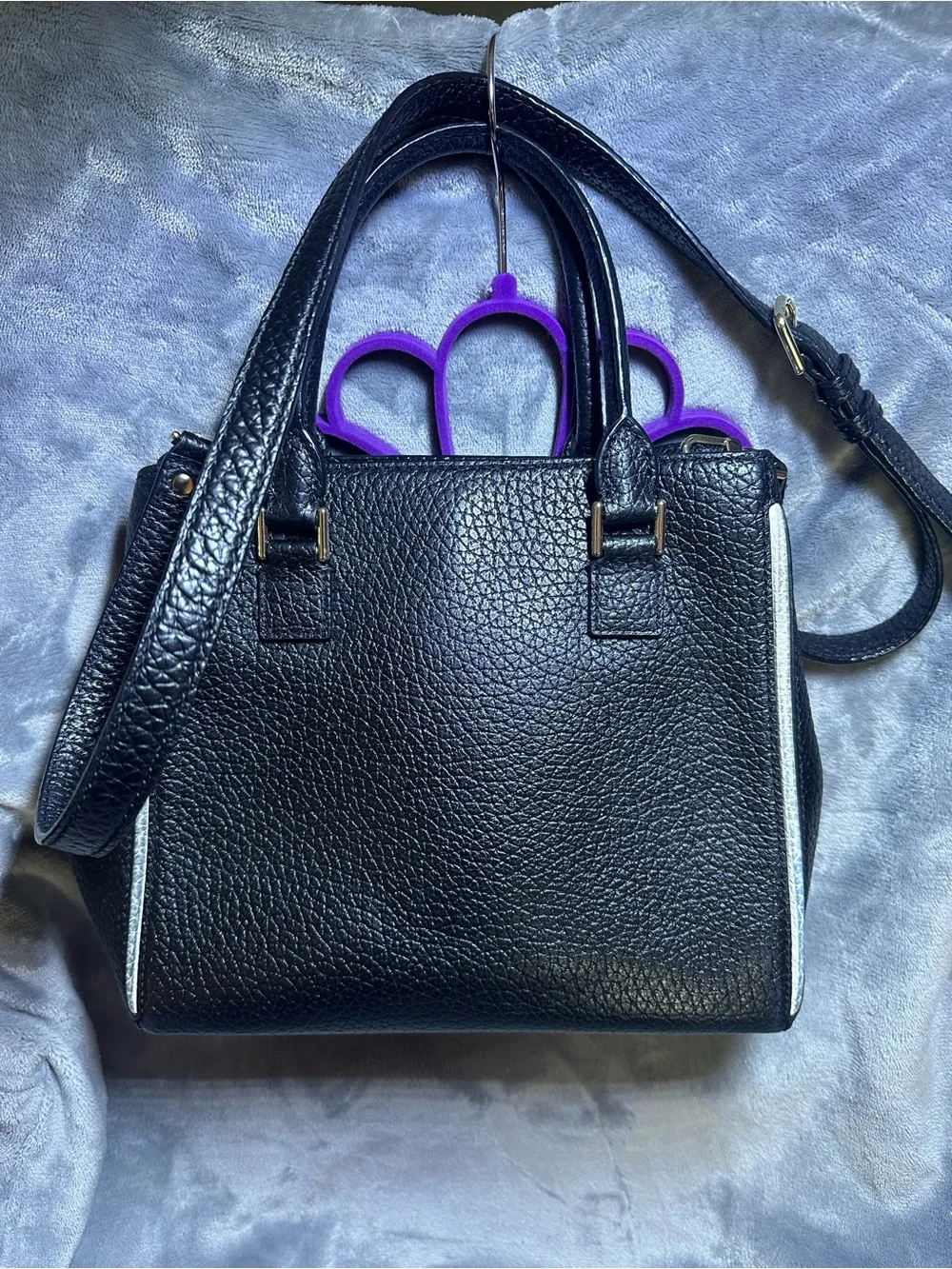 BRAND NEW!!! kate spade Black Pebbled Leather Satchel